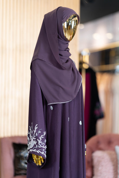 SAHARA ABAYA PLUM
