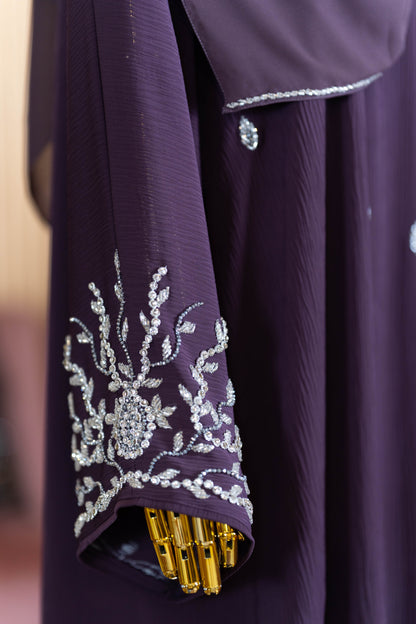 SAHARA ABAYA PLUM