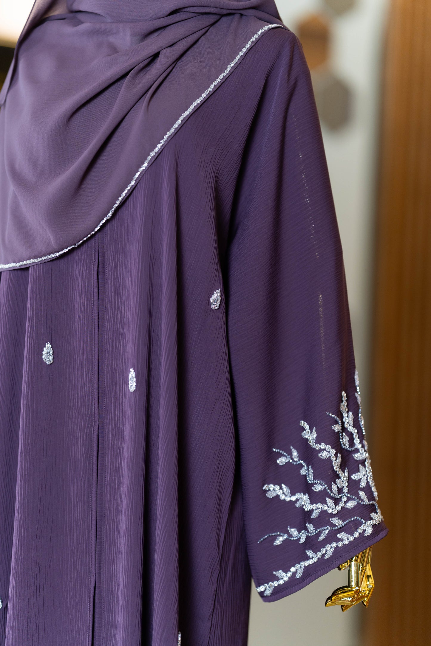 SAHARA ABAYA PLUM