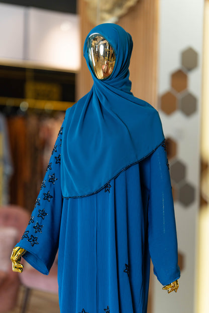 STARLA ABAYA TEAL BLUE