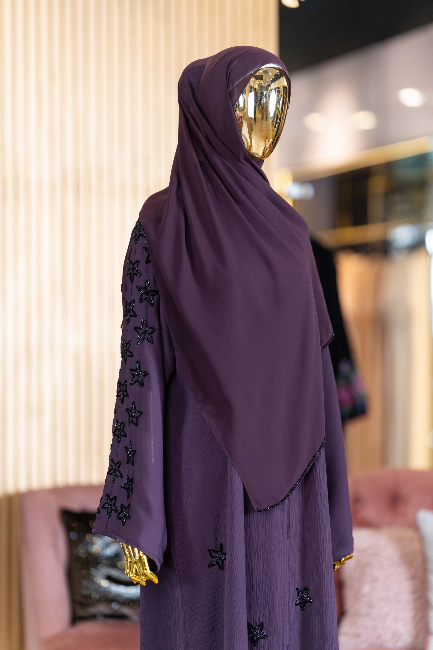 STARLA ABAYA PLUM