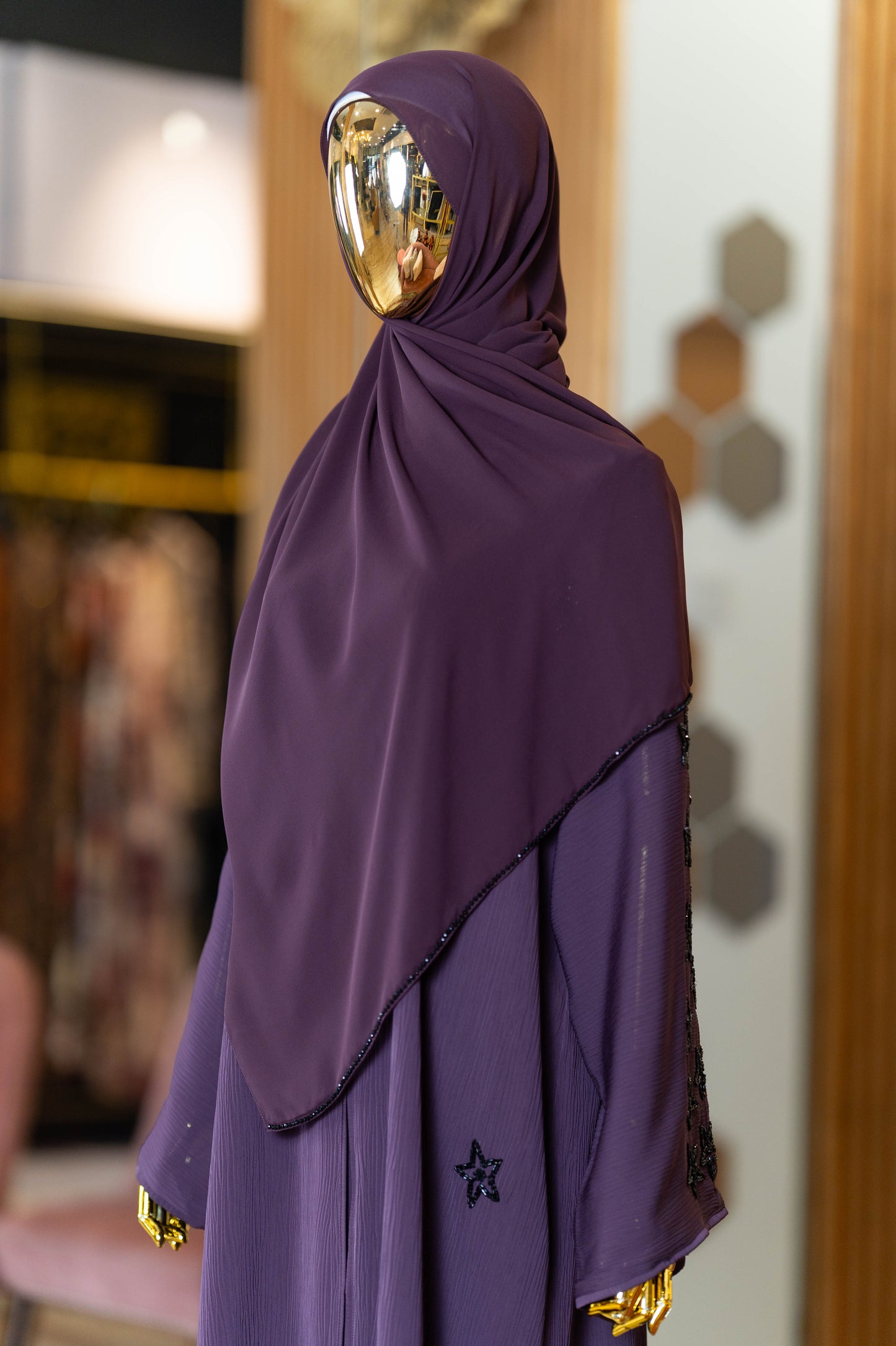 STARLA ABAYA PLUM