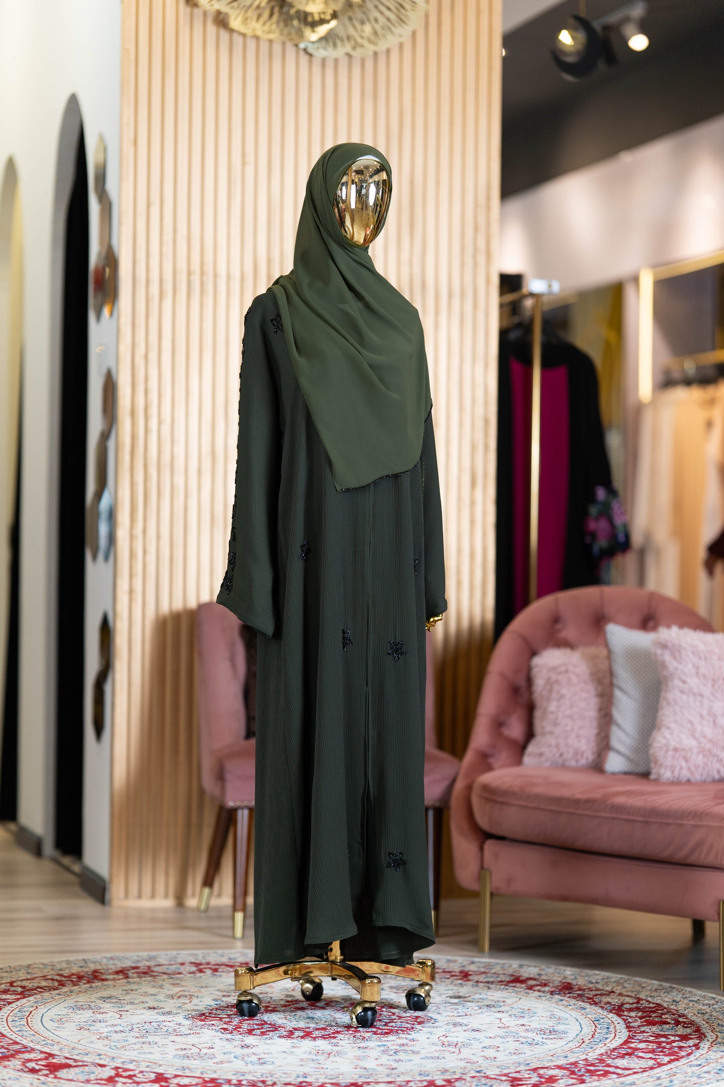 STARLA ABAYA DARK OLIVE