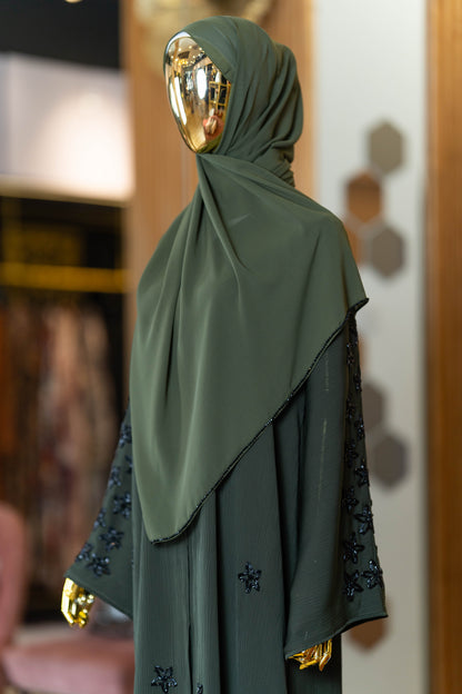 STARLA ABAYA DARK OLIVE