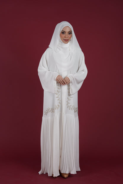 REYZAN ABAYA OFF WHITE