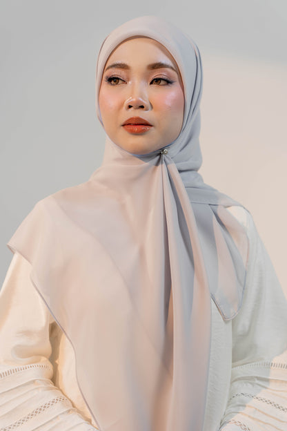 MALEEQA HIJAB GREY