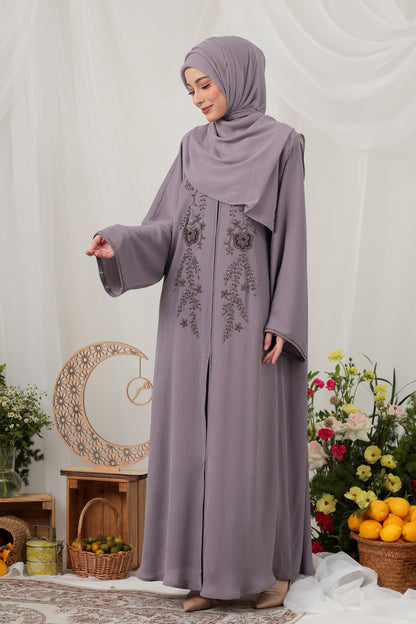 VANIA ABAYA DUSTY PURPLE