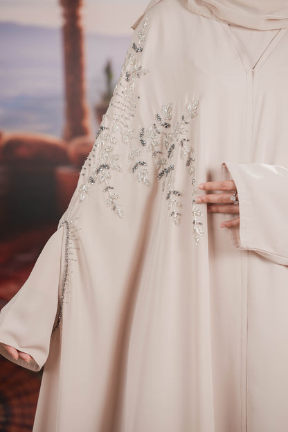 NOURA ABAYA LIGHT BEIGE