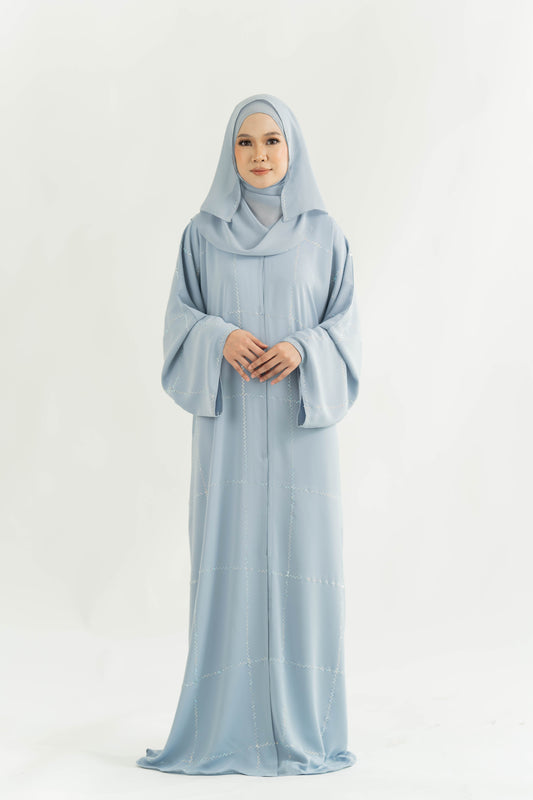 ALAIA ABAYA LIGHT BLUE
