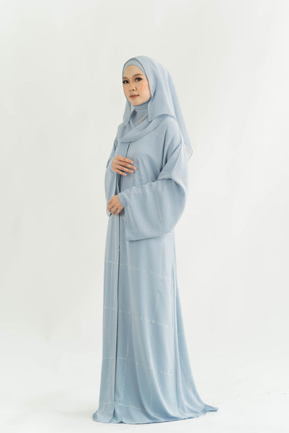 ALAIA ABAYA LIGHT BLUE