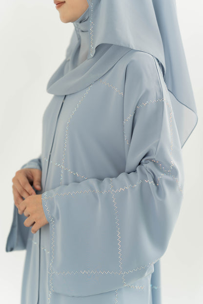 ALAIA ABAYA LIGHT BLUE