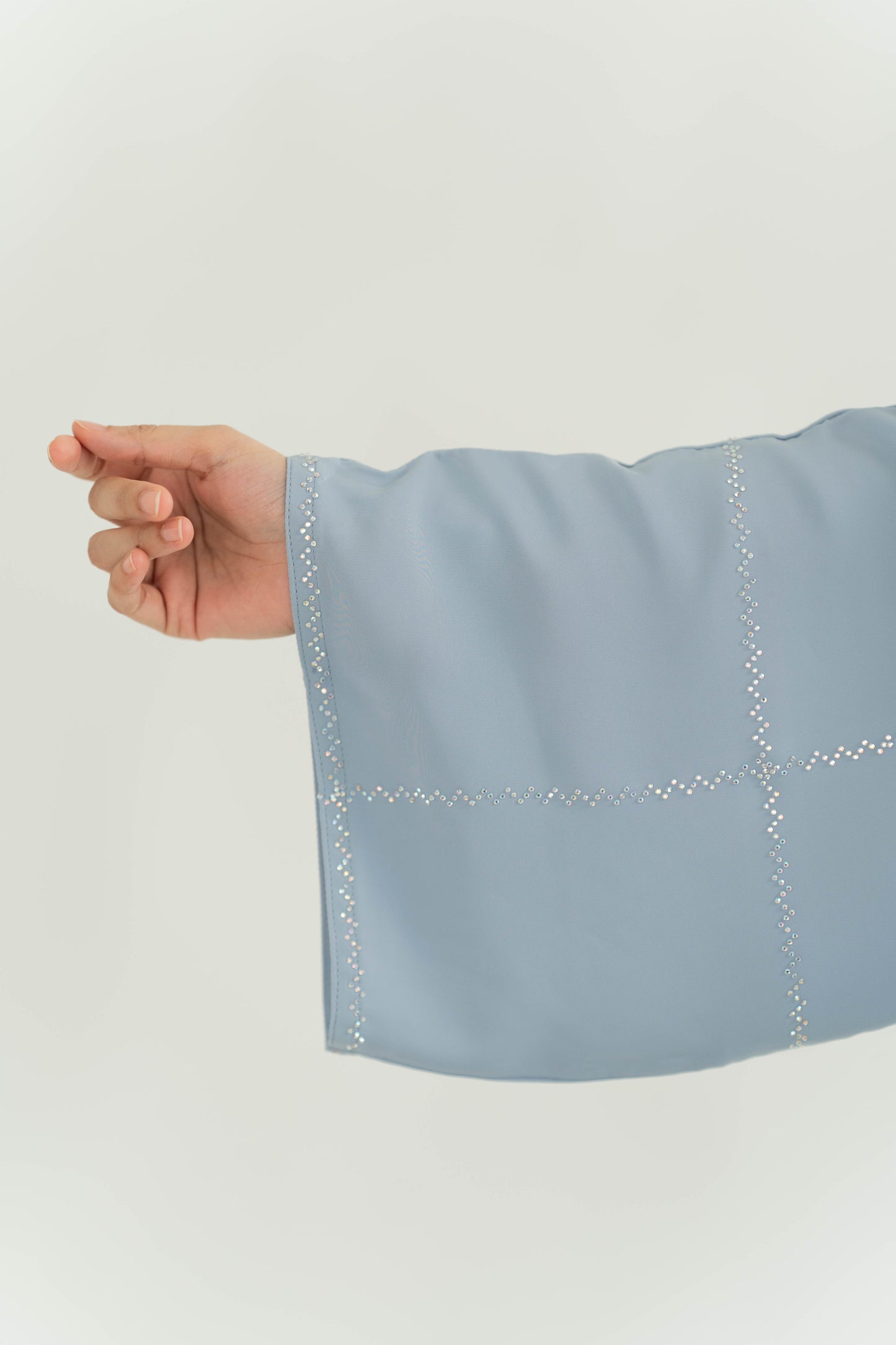 ALAIA ABAYA LIGHT BLUE