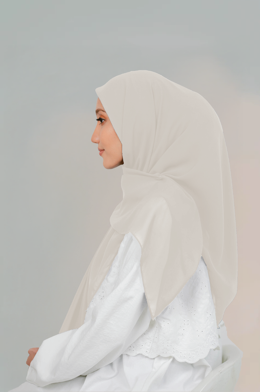MALEEQA HIJAB LIGHT BEIGE