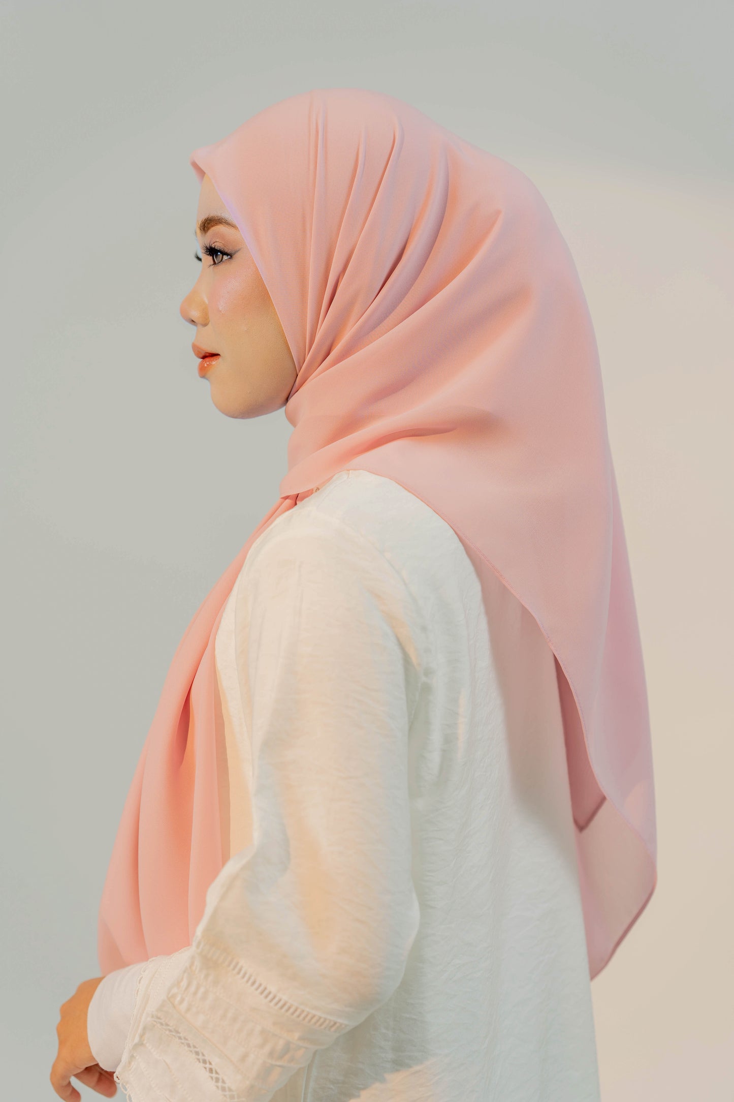 MALEEQA HIJAB PINK CHERRY BLOSSOM