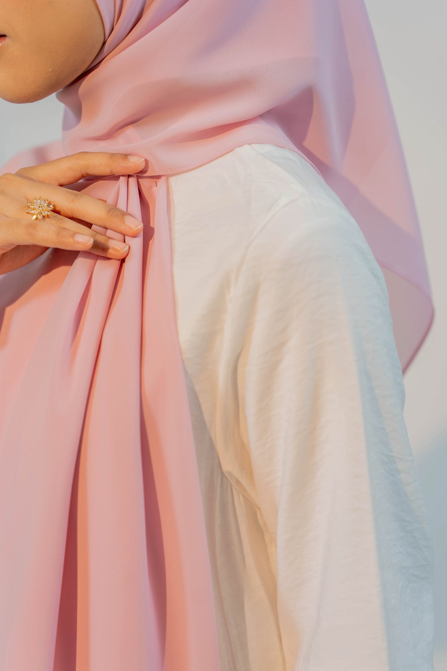 MALEEQA HIJAB PINK CHERRY BLOSSOM