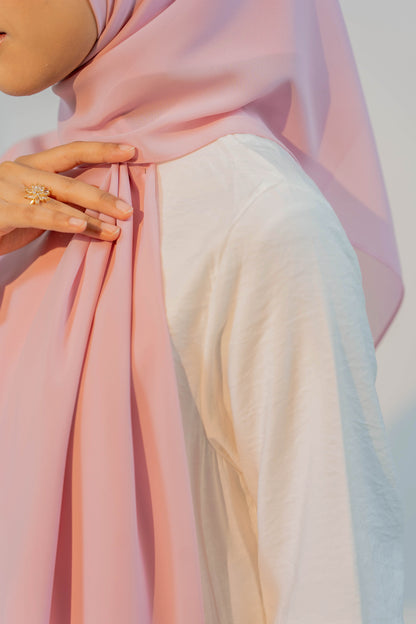 MALEEQA HIJAB PINK CHERRY BLOSSOM