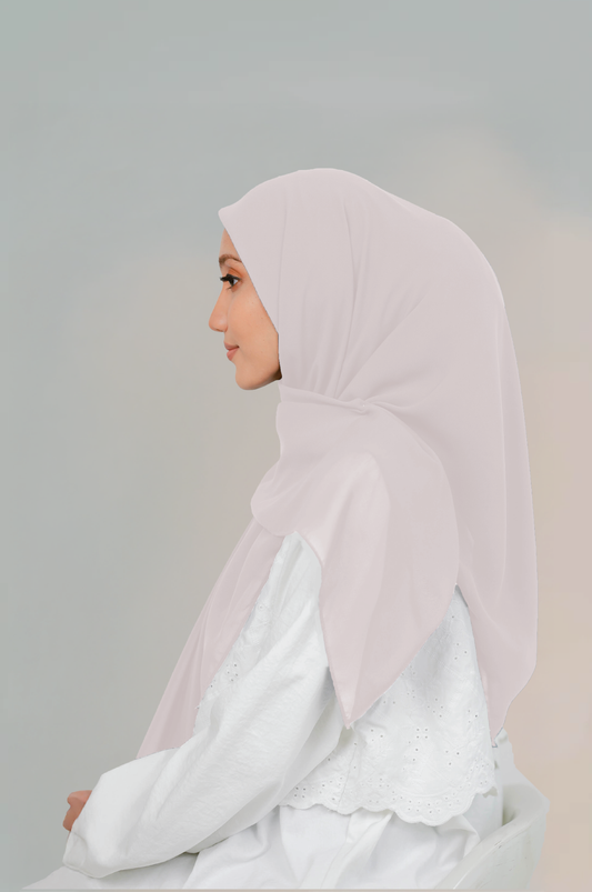 MALEEQA HIJAB PALE PINK