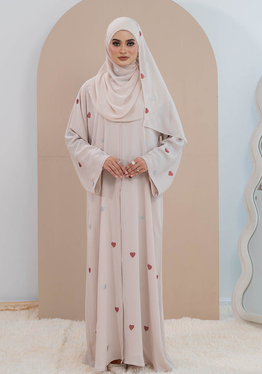 QALBI ABAYA BEIGE