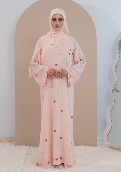 QALBI ABAYA PEACH