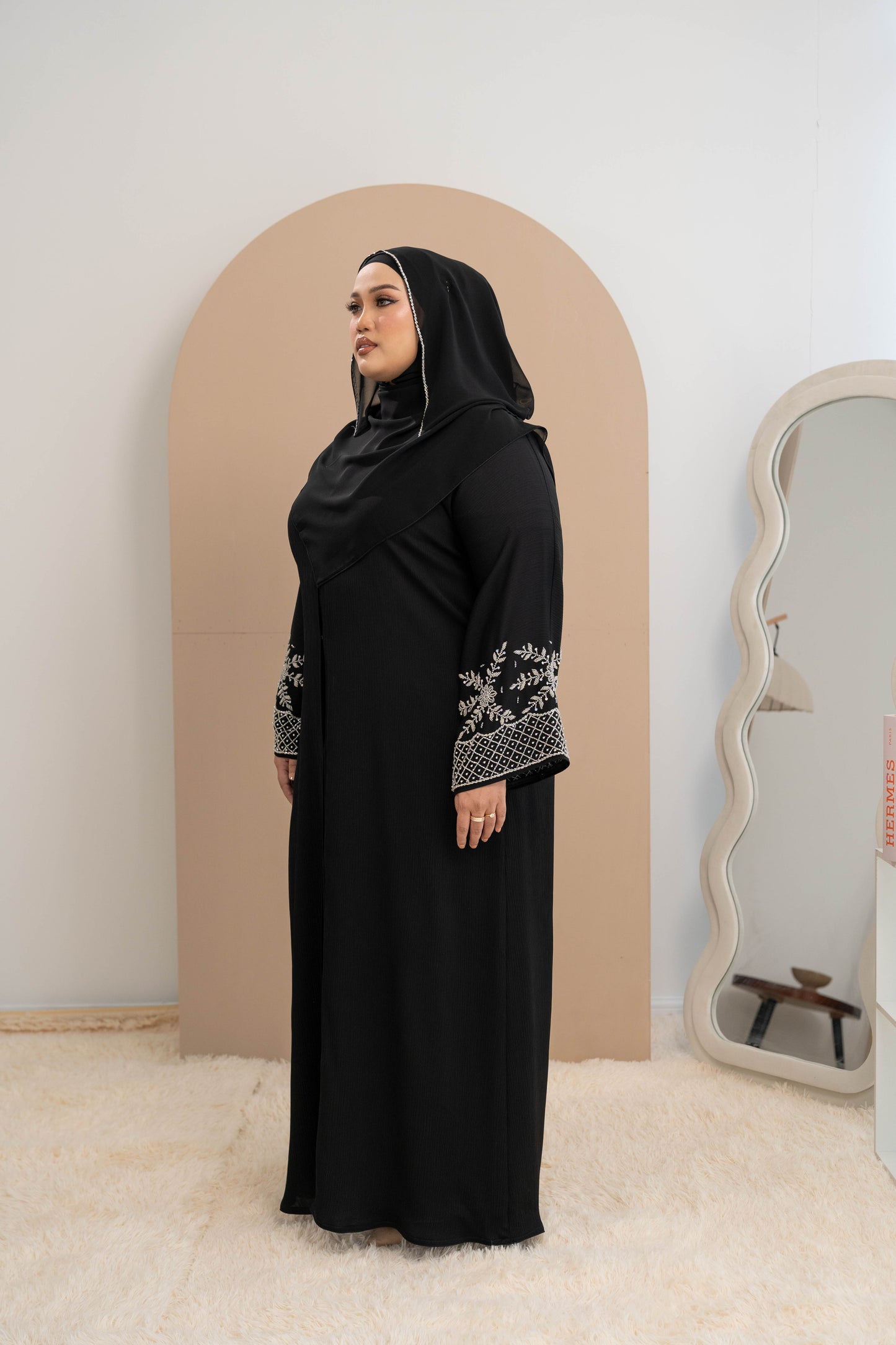 SABRINE ABAYA BLACK