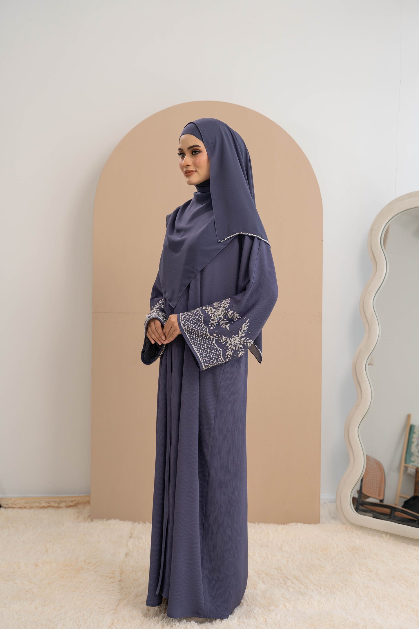 SABRINE ABAYA NIGHTSHADE PURPLE