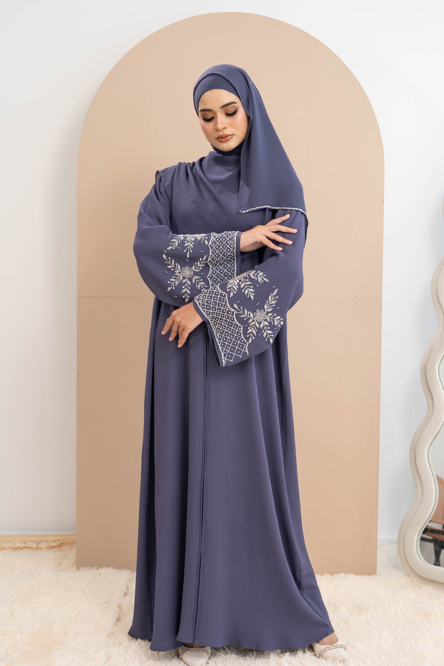 SABRINE ABAYA NIGHTSHADE PURPLE