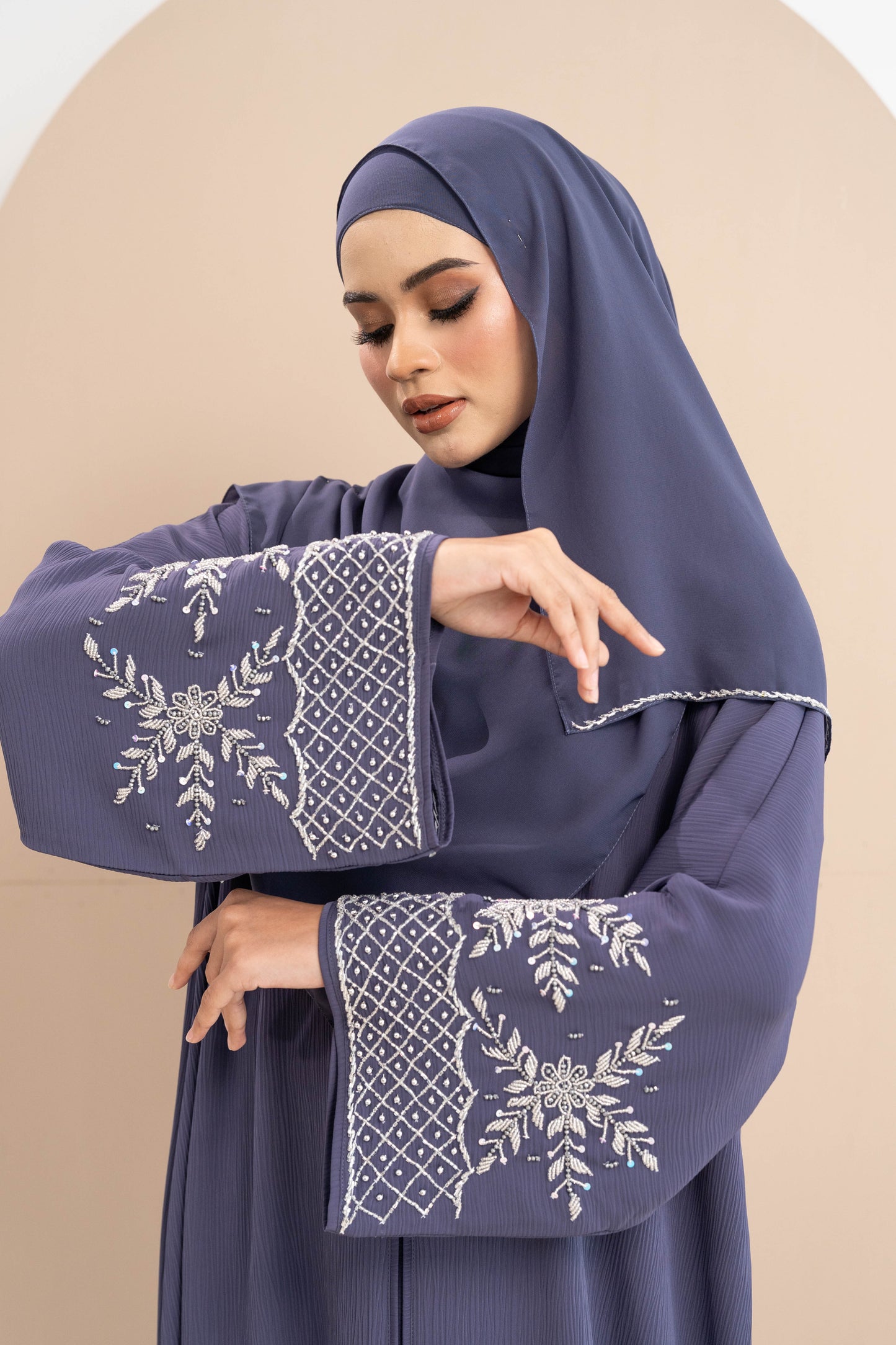 SABRINE ABAYA NIGHTSHADE PURPLE