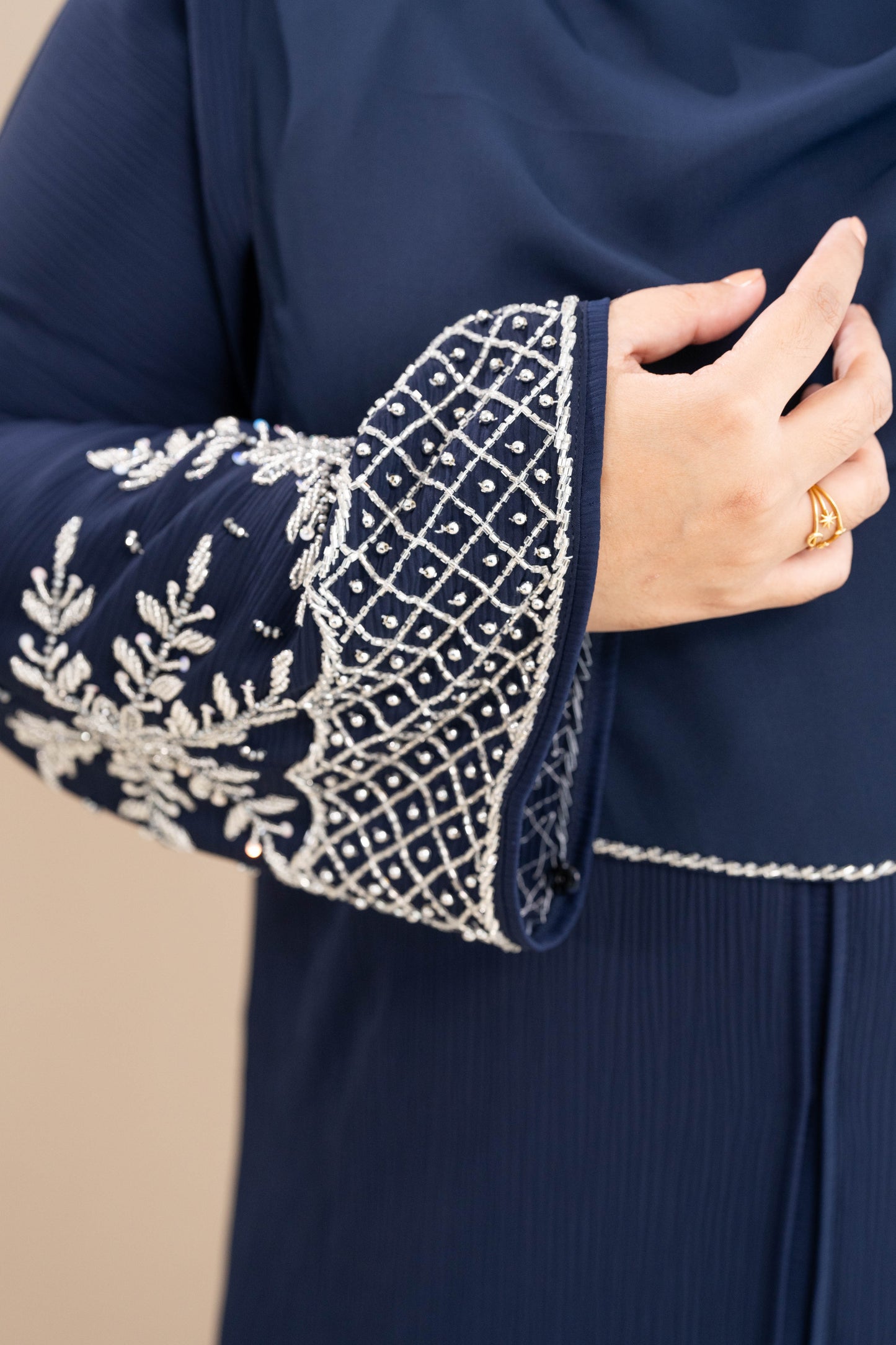 SABRINE ABAYA NAVY BLUE