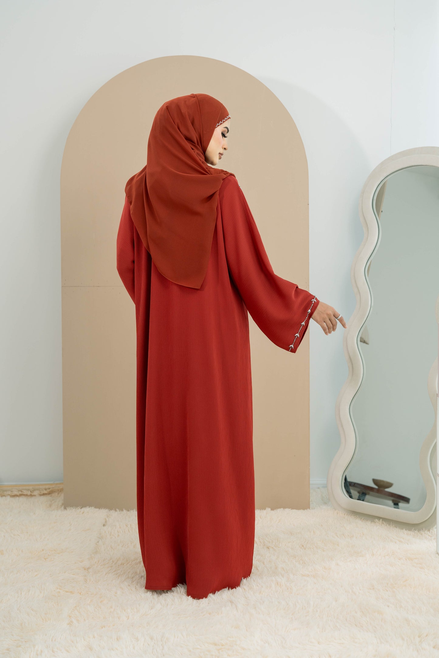 SAMRA ABAYA ORANGE