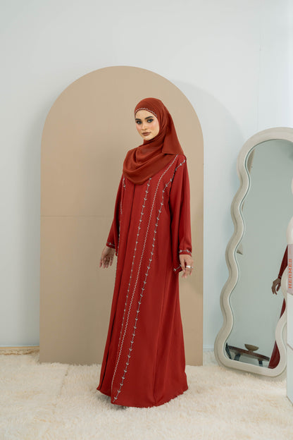 SAMRA ABAYA ORANGE