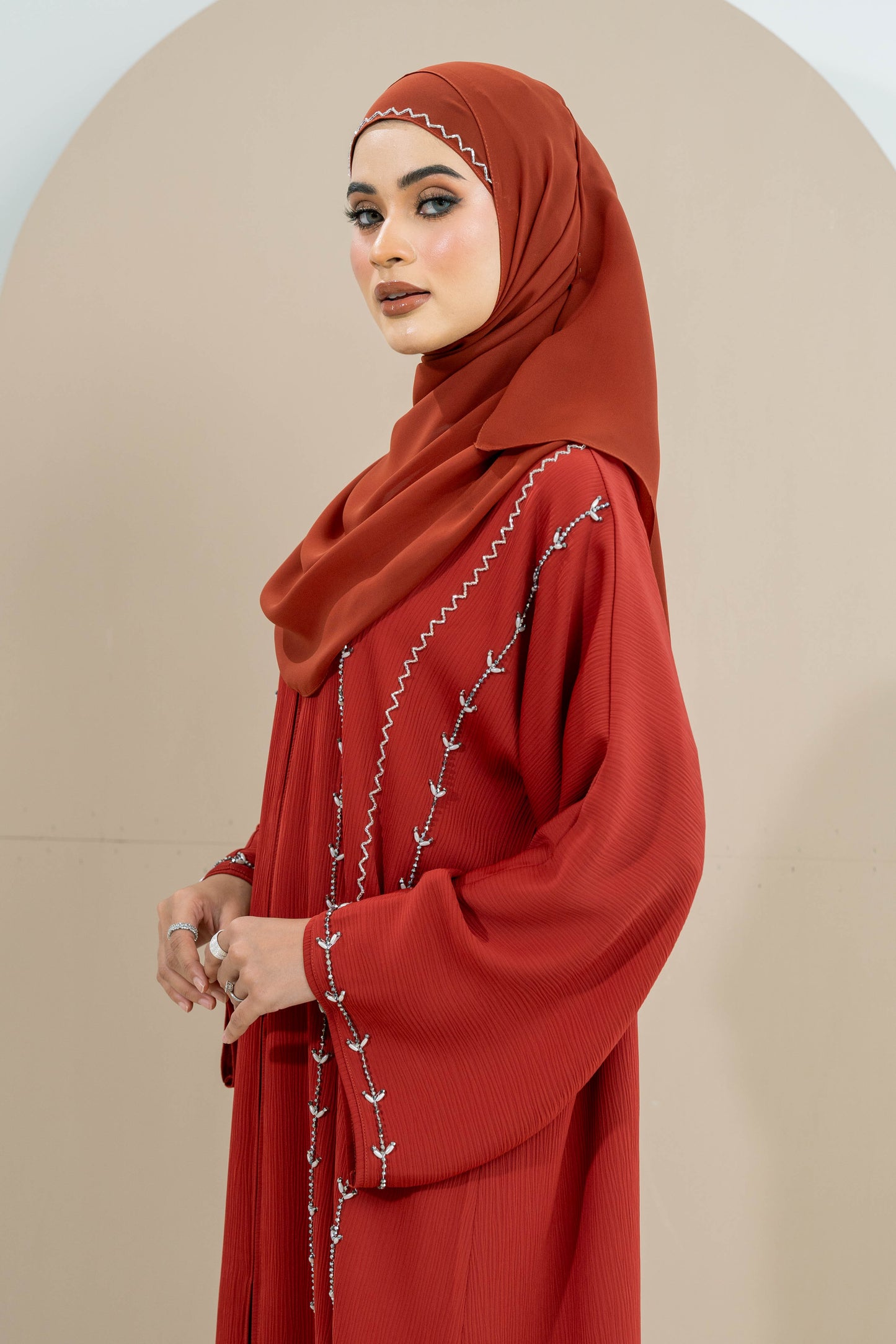 SAMRA ABAYA ORANGE