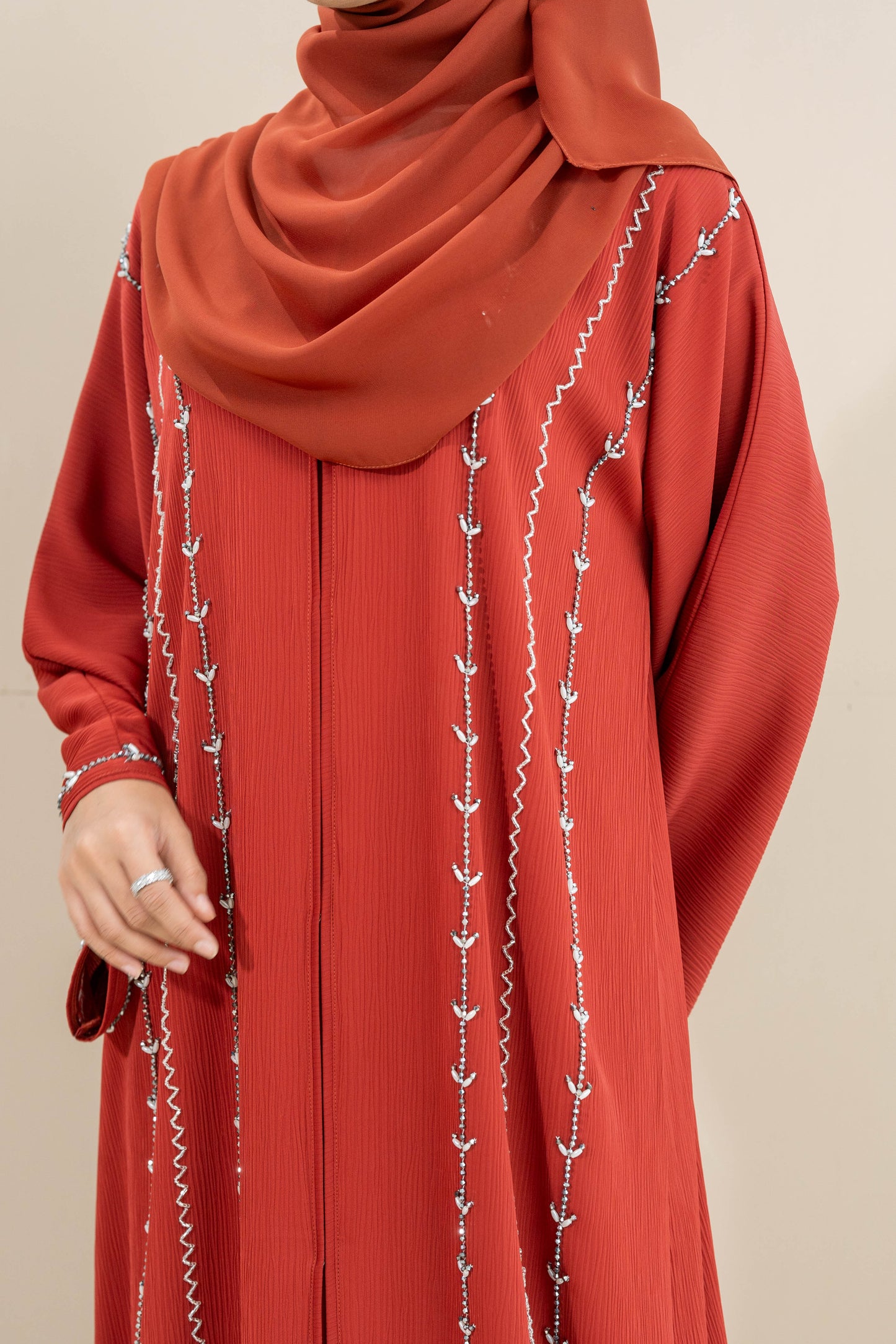 SAMRA ABAYA ORANGE