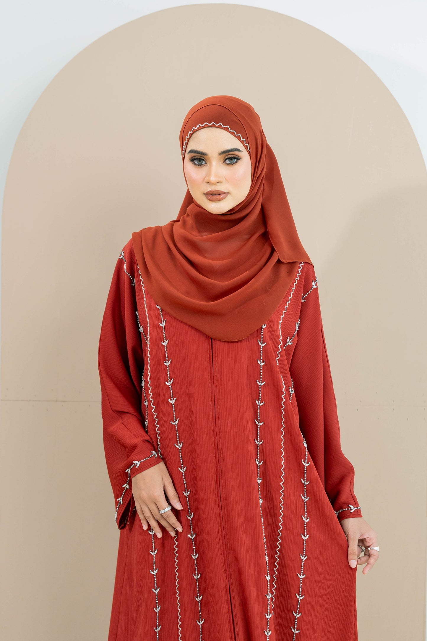 SAMRA ABAYA ORANGE