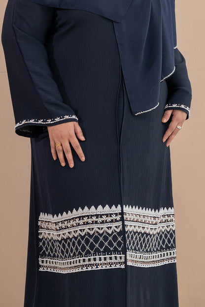 JAWDA ABAYA DARK BLUE