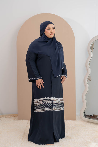 JAWDA ABAYA DARK BLUE