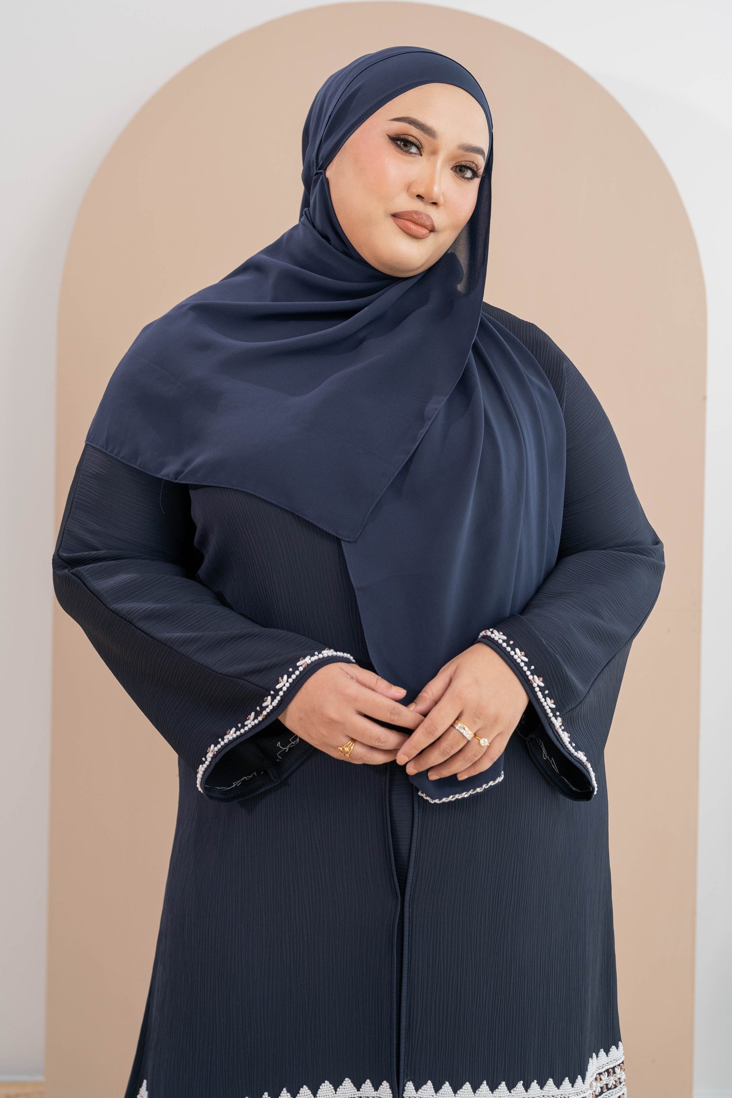 JAWDA ABAYA DARK BLUE