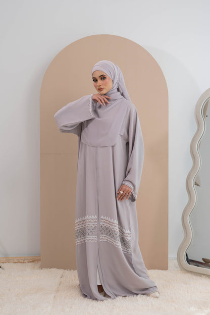 JAWDA ABAYA GREY