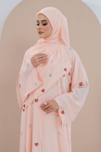 QALBI ABAYA PEACH