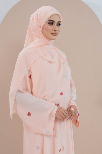 QALBI ABAYA PEACH