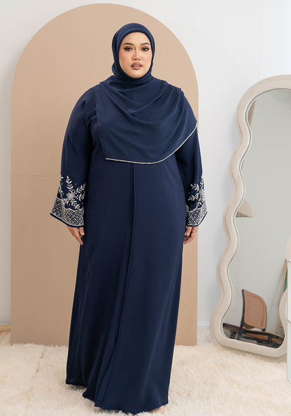 SABRINE ABAYA NAVY BLUE