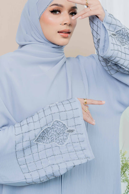 LAMIA ABAYA DUSTY BLUE