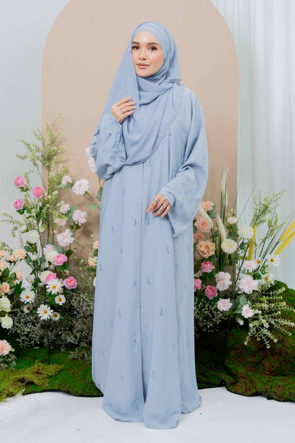 HAYA ABAYA DUSTY BLUE