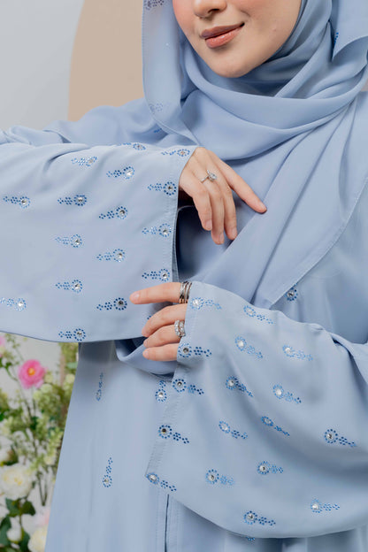 HAYA ABAYA DUSTY BLUE