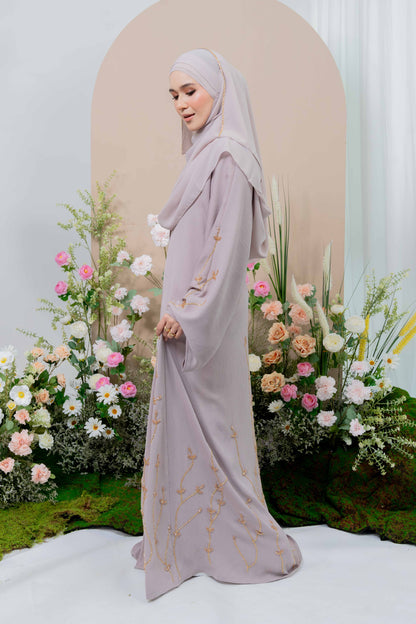 MAYSA ABAYA NUDE GREY