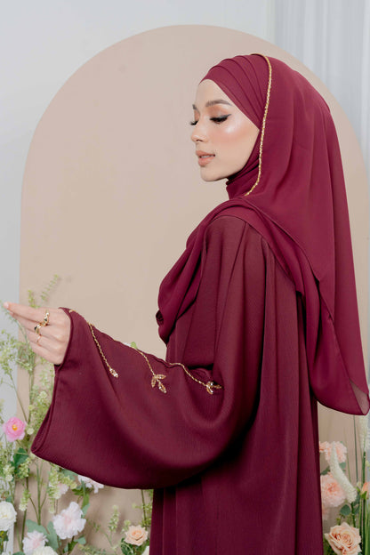 MAYSA ABAYA MAROON