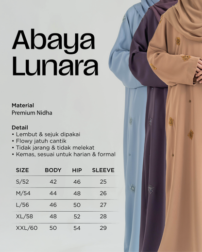 LUNARA ABAYA SOFT WALNUT