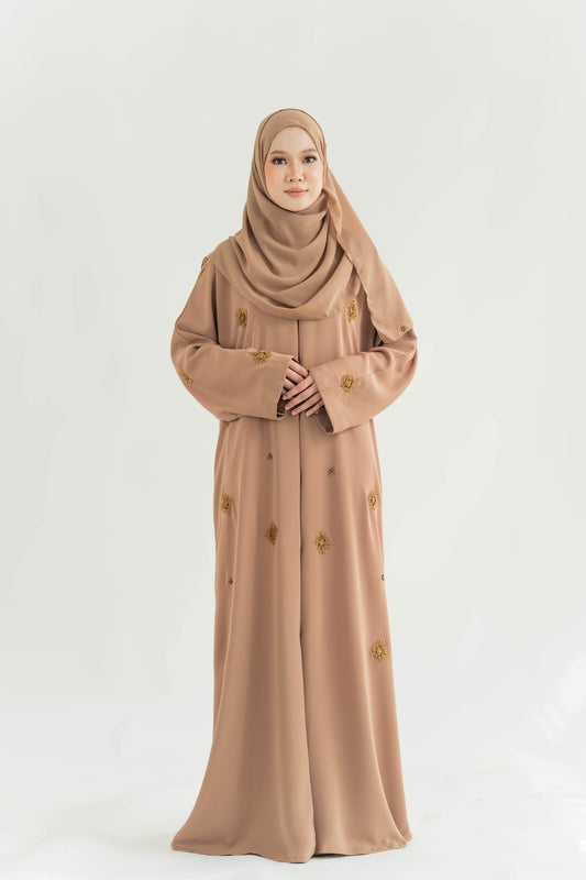 LUNARA ABAYA SOFT WALNUT