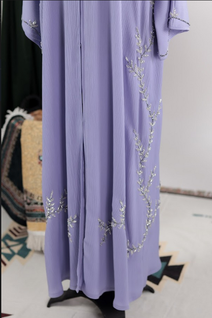 NAZNEEN ABAYA LILAC