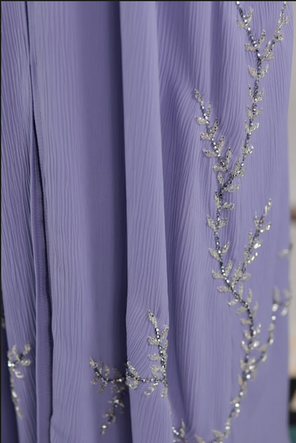 NAZNEEN ABAYA LILAC