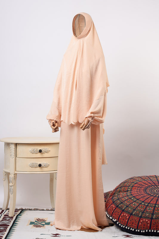 JUBAH MARWA PEACH